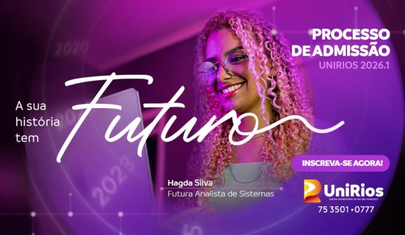 Processo de Admissão UniRios 2026.1: Inscrições abertas para cursos presenciais, semipresenciais e EAD