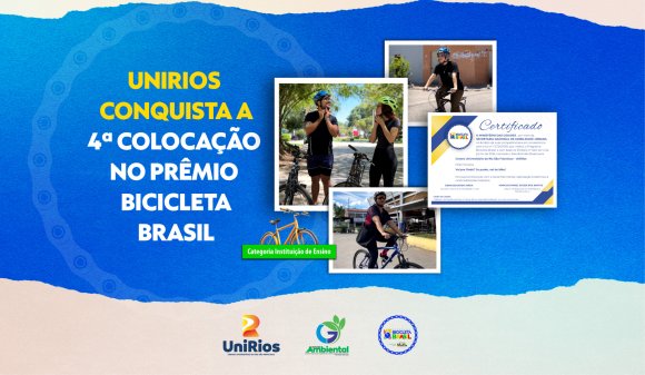 UniRios é destaque nacional entre 428 iniciativas no Prêmio Bicicleta Brasil 2025