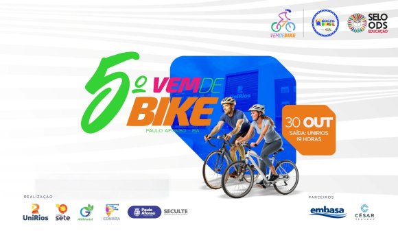 Vamos pedalar? Paulo Afonso recebe em outubro 5ª edição do Vem de Bike
