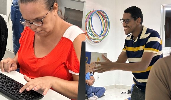 Tecnologia e acolhimento: alunos do UniRios levam inclusão digital e social à APAE