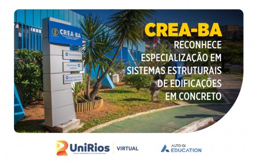 CREA-BA reconhece especialização em Sistemas Estruturais de Edificações em Concreto