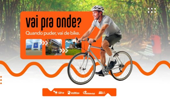 Grupo Sete lança campanha: Vai pra onde? Quando puder, vai de bike!